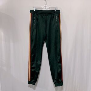 JARED LANG After Hours Side Stripe Joggers Drawstring Sweatpants Pockets men L